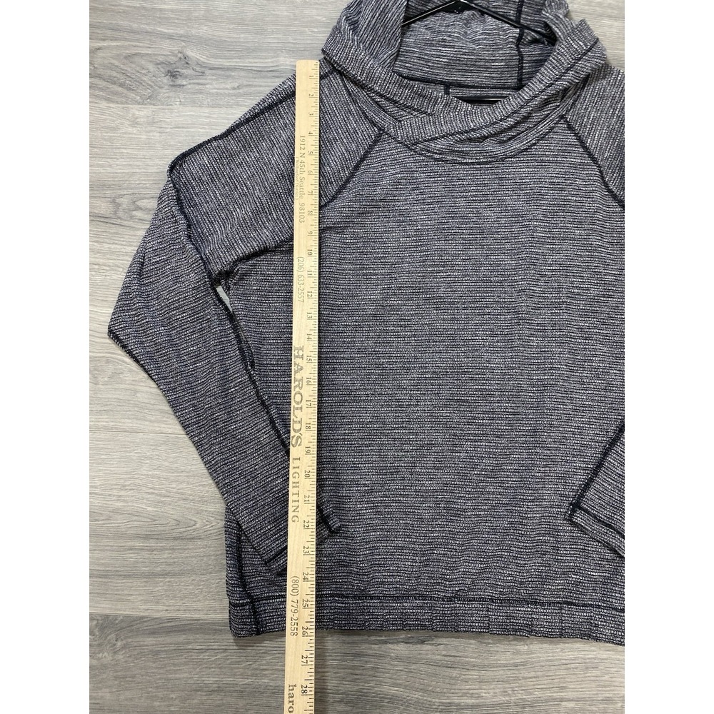 Lululemon Healthy Heart Pullover II Womens Coco Pique Black White Hoodie 8/10? - Picture 3 of 7